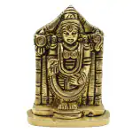 pujaNpujari Tirupati Balaji Idol for Pooja Room - Venkateswara Swamy Idol Brass Decorative Showpiece