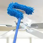 SELEMI Premium Foldable Microfiber Fan Cleaning Duster Steel Body Flexible Fan mop for Quick and Easy Cleaning of Home, Kitchen, Car, Ceiling, and Fan Dusting Office