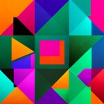 Love Creation 12x18 Size poster print for creative wall art- modular-abstraction-10161(Non Sticker)