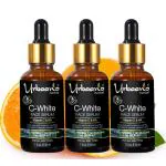 Urbaano Herbal 10% Vitamin C Face Serum with Niacinamide & Hyaluronic Acid 1% Face Serum Glow Skin - 30ml X3 = 90ml