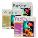 PAPYRUS Tissue Paper Box | Napkins Paper Tissue | 1 Ply Facial 100 pcs. Each- Set of 3 | Tissue Papers for Kitchen Use | Face Tissues
