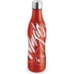 TREO Campa POP 700 ml Flask (Pack of 1, Red, Steel)
