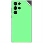 GADGETSWRAP Premium Material Skin Vinyl Decal Sticker Compatible With Samsung Galaxy S22 Ultra - Night Glow Green