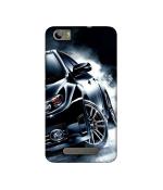 Casotec Speed Design Printed Silicon Soft TPU Back Case Cover for Micromax Canvas Juice 4G Q461
