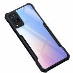 ANKIRANT Vivo Y21T, Y33T, Y33s, Y21A, Y21E, Y21 Transparent Black Bumper Plastic Hybrid Crystal Clear Camera Protect Airbag Design All Side 360 Degree Protection Back Cover