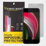FIRST MART Matte Impossible Flexible Fiber Tempered Glass Screen Protector for iPhone SE 3, SE 2022 and iPhone 8
