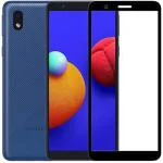 SM Styles Edge To Edge Tempered Glass for Samsung Galaxy M01 core (Pack of 1)