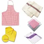 RiSE N SHiNE Cleaning Cloth Dusters, Napkins, Mop, Cotton Floor Duster, Multipurpose kitchen clothes, Kitchen Apron Super Essential Combo of 9 for Your Smart Modern Home