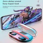 VlVO Gree Matt Black Gm T2 Bluetooth 5.1 Wireless Earbuds Touch Waterproof Ip7X Led Digital Display