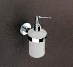 ANTIK 304 Stainless Steel Stand and Glass Liquid Soap Dispenser for bathroom Handwash dispenser