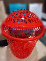 AADB PLASTIC Classic Plastic Laundry Basket (Red)