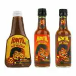 Kaatil - Serial Kaatil Combo - Hot Sauce No 4, Hot Sauce No 7 & Hot Ketchup No 2 | Premium Hot Sauces | Made with Indian Chillies | Cooked Hot Sauce |Sauce I Vegan, (200gm+200+400 gm each)