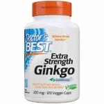 Doctor's Best Extra Strength Ginkgo 120 mg 120 Veggie Caps