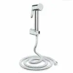 Lifelong LLBAHF09 ABS Health Faucet with SS-304 Grade 1.25 Meter Flexible Hose Pipe and Wall Hook, White (Jet Spray for Toilet)