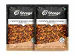 Shrego Chatpata Masala Roasted Bhuna Chana, Sweet Chilli, Healthy Snacks & Namkeen, 300G (2X150G Vacuum Packed)