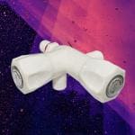 CUROVIT Angle Valve Polo 2 in 1 PVC Tap for Bathroom Kitchen PVC Plastic Water Tap for Supply of Geyser Basin tap English seat ( Off White)