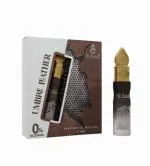 Al Nuaim Brand 100% Original Umbre Leather 6Ml Great Fragrance Long-Lasting For Men & Women (Unisex) Floral Attar & Pocket Perfume.