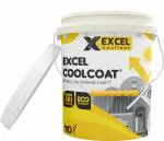 Excel Coatings High SRI Heat Reflective Cool Roof Paint Summer Cool Coating (10 LTS)