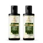 Khadi Organique Natural Herbal Bhringraj Hair Oil (Pack of 2) 420 ml