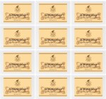 KA Khadi Ark Herbal Natural Handmade Almond Bath Soap 125gm each Pack of 12