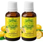 Exotic Aromas Lemon Essential Oil for Skin, Hair & Aroma Therapy (15Ml + 15Ml) Pack of 2