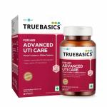 TrueBasics For Her - Advanced UTI Care, With Clinically Researched Pacran, 5 Billion CFUs (Probiotics Blend), D-Mannose & Hibiscus, 30 Tablets