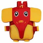Giraffe Red and Yellow Elephant Polyester School Bag 15 L