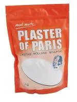Mont Marte Plaster of Paris 1kg, Casting, Moulding and Sculpting School Projects