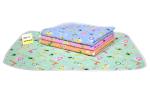 Kwitchy Nappy Changing Mat/Sleeping mats/Water Proof Bed Protector with Foam Cushioned for New Born Baby Sheets (Pack of 4)