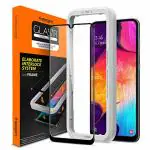 Spigen Align master Black Bubble Proof and Scratch Resistant Tempered Glass Screen Protector Compatible With Samsung Galaxy A50, A50s, A30s and A30 15.35 X 6.93 X 0.06 cm