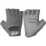 MuscleXP Gear-Up Fitness Gym Gloves, Heavy Duty, Velcro Wrist Closure, For Weight Training, Cycling, Unisex, Non-Slip, Breathable, Moisture-Absorbing, Non-Odor Material (Black) ,1 Pair