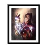 Abhi Online Shop Iron Man Art Home Decor Items For Living Room Wall Decoration, Art Interior Decorative Wall Art| Antic Wall Decorations (Iron man Photo frame)