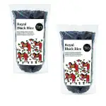 Taru Naturals TARU Royal Black Rice, Assam, Low Glycemic, Low Carb, High Fibre, Natural Farming