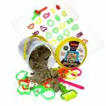 Rabbit Beach Sand Bucket 500 g, 24 Molding Toys Brown