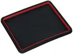 CAR MATE DZ432 Non-Slip Pad Tray Type L Size Carbon Effect Red