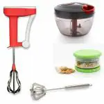ODD M EVEN Quick Handy Chopper, Blender, Crusher and Whisk Kitchen Tool Set