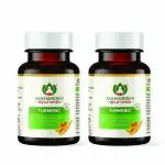 Maharishi Ayurveda Organic Turmeric Capsules | Curcumin Capsules | 100% Organic | Boosts Immunity | Joint Support| Anti-Inflammatory| Supports Skin Health | 60 X 2 Pack (120 Tablets)