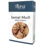TRIPHAL Semal Musli or Musli Simbal or Musli Lal or Bombax Malabaricum DC or Silk Cotton Root (Whole) (800g)
