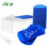 SOCXR Silicone Ice Cube Trays Mini Ice Trays Crushed Ice Cube Easy Release Durable Ice Mold for Chilling,