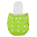 Washable & Reusable Cloth Diaper for baby Age (3M-3Y) Colour - Neon Green with 1 White Insert
