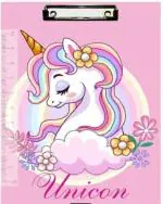 POSSHE Cartoon Clipboard Combo: Senior & Junior Exam Pads (Set of 1, Multicolor) Ideal for All Students