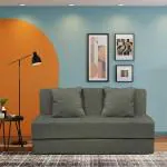 TAPODHANI Sofa Cum Bed Sofa Bed 4 X 6 Feet Single Seater for Living Room-GREY