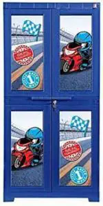 Faab Cello Novelty Racer Blue Big 4 feet high Kids Plastic cupboard