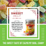 J J Crunch N Munch Sweet Jelly Sugar Fruity Colourful Mix Jelly Candy | Tasty and Yummy Sweet Treat ( 350 gm )