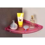 iSTAR Pink Acrylic Wall Shelf for Bathroom (Number of Shelves - 1)