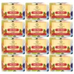 Ayusoul Ayurveda Khadi Herbal Natural Mix Fruit Bath Soap for Soothing & Natural Skin Pack of12
