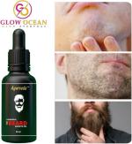 GLOW OCEAN - GLOW EVERYDAY New & Advanced Ayurveda Beard Growth Oil- For Faster Beard Growth Hair Oil (30 g)