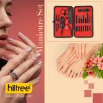 Buy hiltree Manicure Pedicure 15 Tools Set with Nail Clippers Online at ...