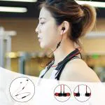 Appslite B-11 Neckband Bluetooth Headphones Wireless Sport Stereo Headsets Earphones with Inbuilt Mic for All Smartphones & Devices.
