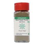 Pure Tree Certified Organic Black Pepper Powder 80 gm| Kaali Mirch| Indian Spice Masala